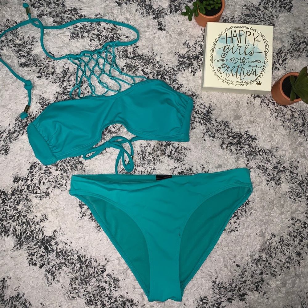 Teal bikini